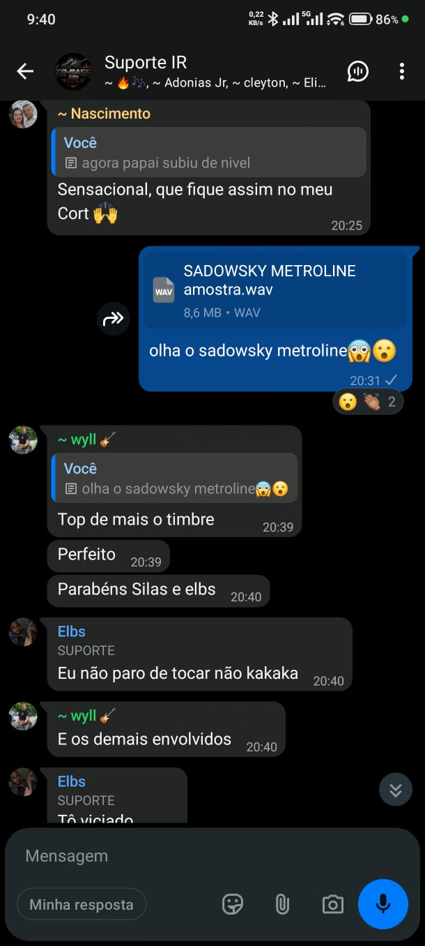 Feedback real da comunidade TB-BASS IR