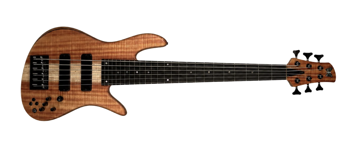 Fodera Elite DLX usado como referência visual do Fodera Elite DLX IR